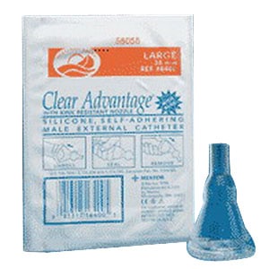 Freedom Clear Advantage Self-Adhering Male External Catheter, 28 mm