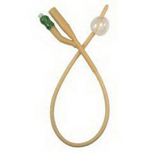 Cysto-Care Folysil Coude 2-Way Silicone Foley Catheter 8 Fr 3 cc