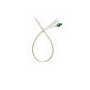 Cysto-Care Folysil Coude 2-Way Silicone Foley Catheter 10 Fr 3 cc