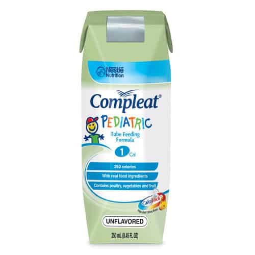 Nestle Compleat Pediatric Modified Tube Feeding Formula, Unflavored 8 oz. Carton