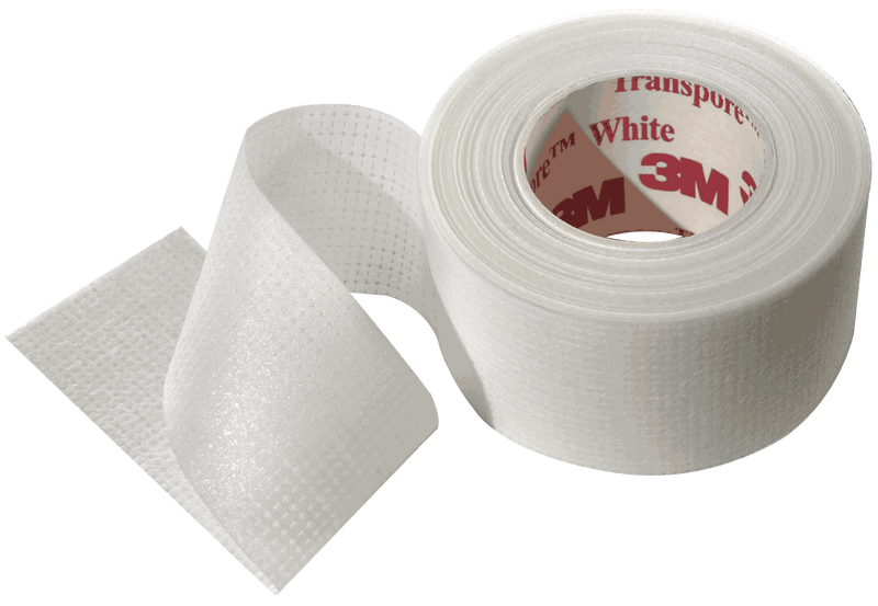 Transpore Standard Hypoallergenic Porous Plastic Tape 3" x 10 yds.