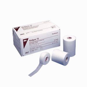 Medipore H Hypoallergenic Soft Cloth Surgical Tape 1" x 10 yds.