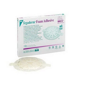 Tegaderm High Performance Adhesive Foam Dressing 6-1/8" x 5-5/8" Medium Oval