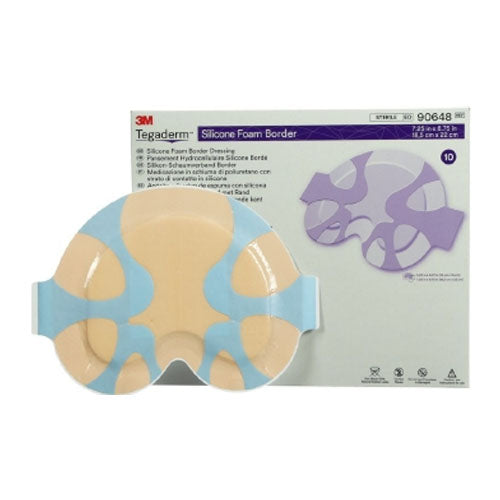 Tegaderm Silicone Foam Dressing, Large Sacral, 7.25" x 8.75"