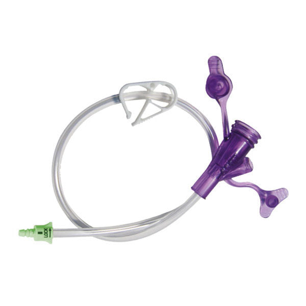 12" Sterile Purple Dual Enfit Y-Port Feeding Set