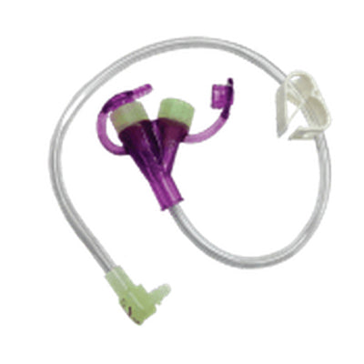 Mini ONE Continuous Feeding Set 24" Purple Enfit Adapter Both Ports
