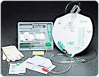 BARDEX 100% Silicone Drain Bag Foley Catheter Tray 16 Fr 5 cc