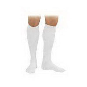 SensiFoot Knee-High Mild Compression Diabetic Sock X-Large, White