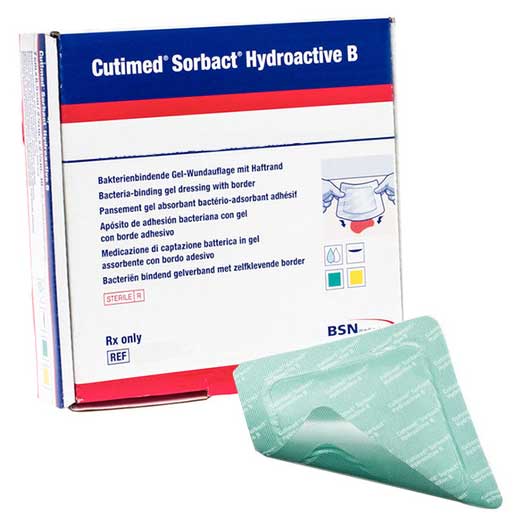 Cutimed Sorbact Hydroactive B, 2 - 3/4" x  2 - 3/8"