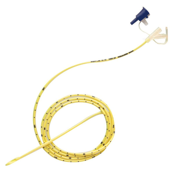 CORFLO Ultra-Lite Anti-IV Nasogastric Feeding Tube with Stylet 6 Fr 22"