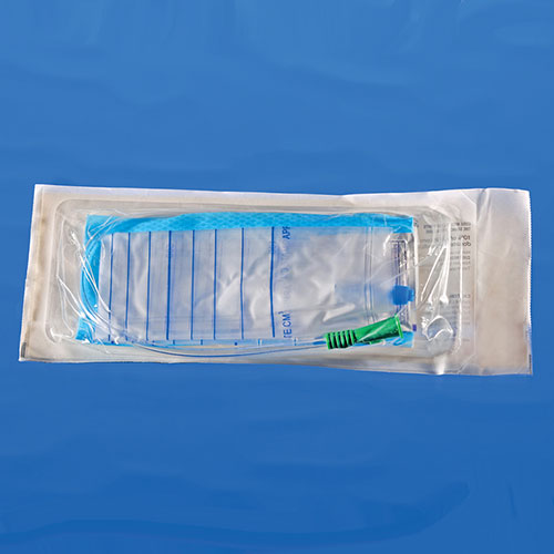 Male 14 French U-Shaped Catheter and Insertion Kit