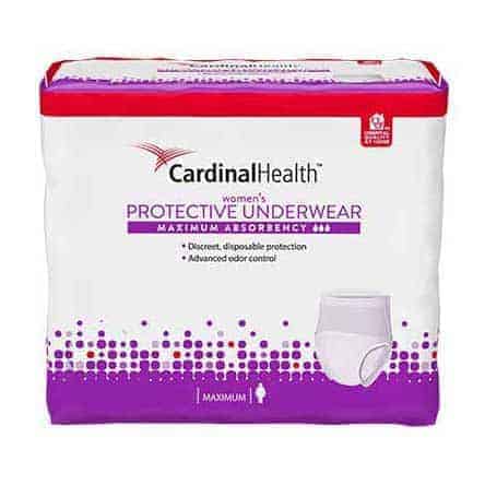 Cardinal Maximum Absorbency Protective Underwear for Women, Extra Large, 58 - 68", 195 - 245 lbs REPLACES ZRPUW16