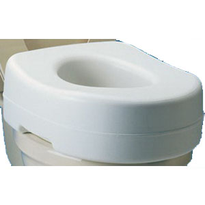 Raised Toilet Seat, Fits Standard Toilet