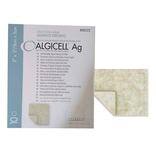 Algicell Ag Antimicrobial Silver Dressing 2" x 2"