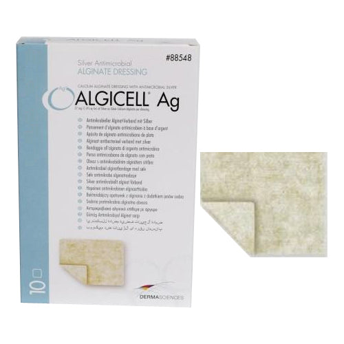 Algicell Ag Antimicrobial Silver Dressing 4" x 8"