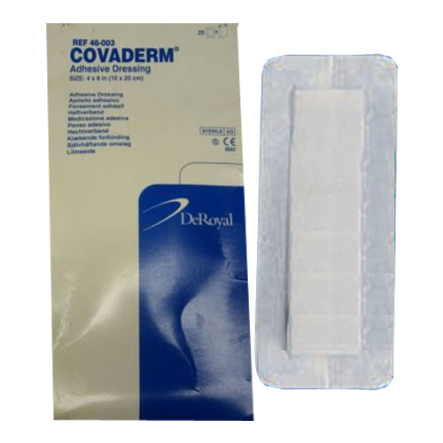 Covaderm Adhesive Wound Dressing 4" x 8" with 2" x 5-1/2" Pad