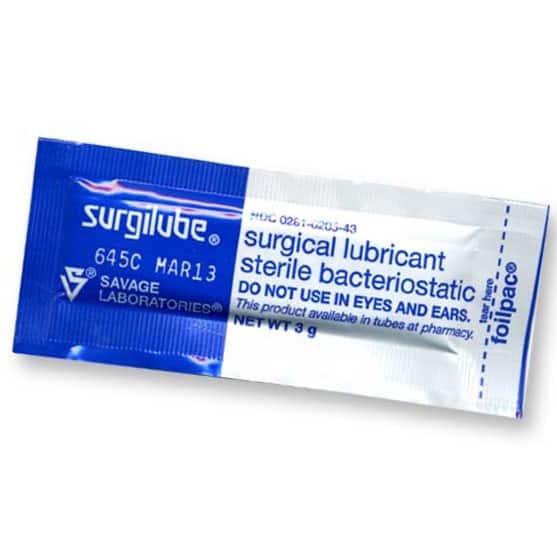 Surgilube Surgical Lubricant 3 g foilpac