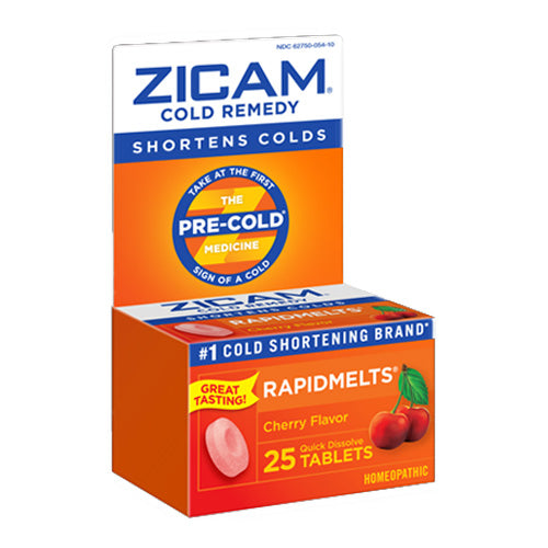 Zicam Cold Remedy Rapidmelts, Cherry, 25 ct.