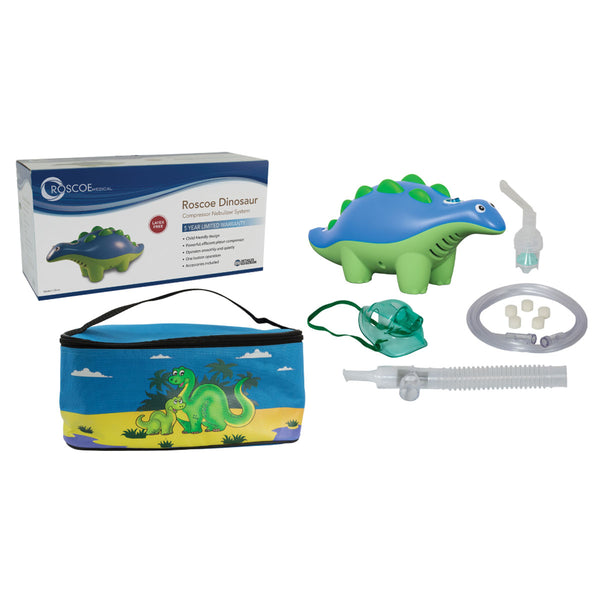 Roscoe Dino Compressor Nebulizer with Nebulizer Kit with Bag