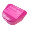 Denture Cup with Hinged Lid, 2" x 4" x 3", Pink