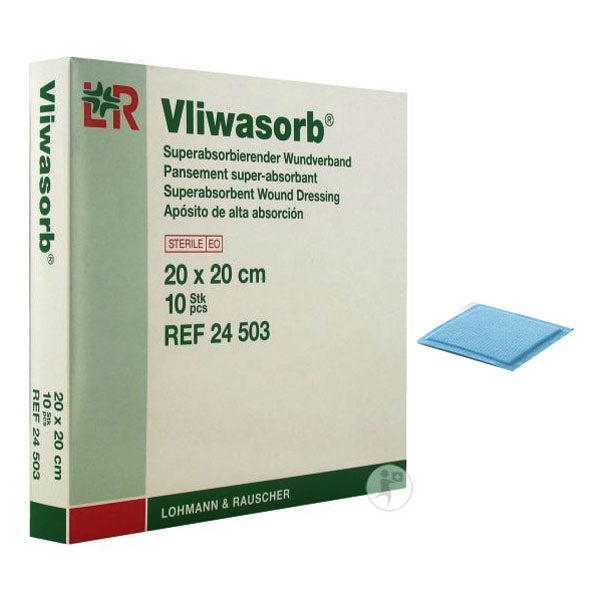 Vliwasorb Super Absorbant Dressing, 8" x 8"