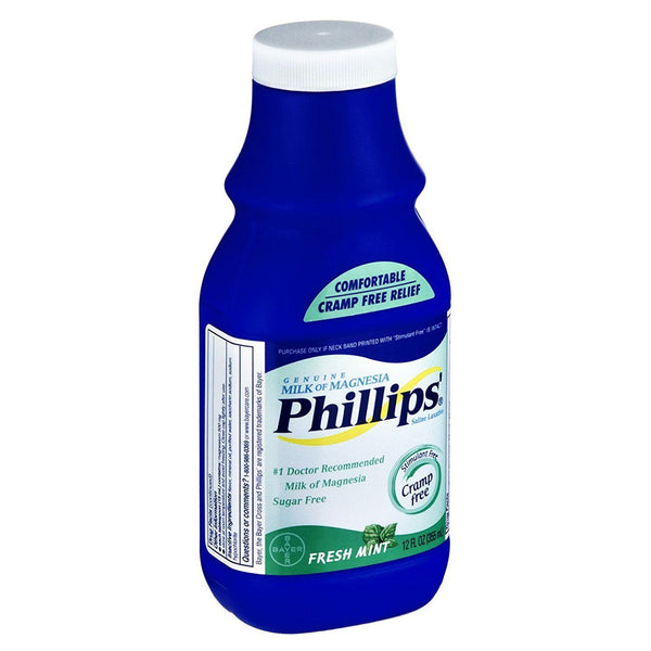 Phillips Fresh Mint Milk of Magnesia Liquid, 12 oz
