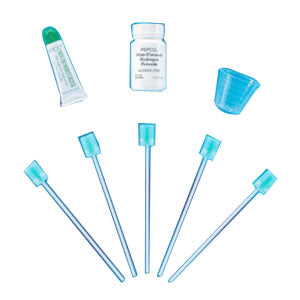 Dentifrice Oral Swabs, 1000 Per Case