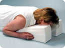 Face Down Pillow, White 29” x 14” x 6” Washable