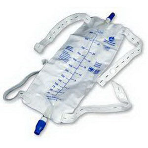 Urinary Leg Bag with Twist-Turn Valve and Straps, Large 900 mL
