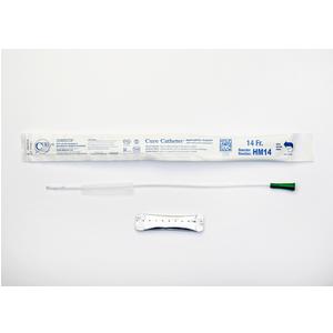 Male 14 French Hydrophilic Coated Sterile Intermittent Urinary Catheter, 16"