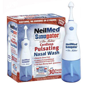 Sinugator Pulsating Nasal Wash Kit (30 Packets)