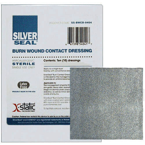 Silverseal Burn Wound Contact Dressing 4-1/4" x 4-1/4"