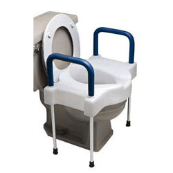 Ableware Tall-Ette Extra Wide Toilet Seat with Steel Frame