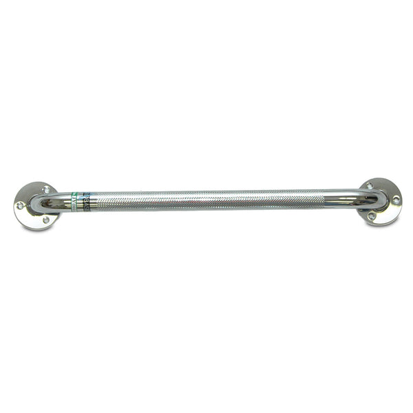 Knurled Chrome Grab Bar, 16"