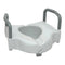 ProBasics Raised Toilet Seat with Lock and Arms, 350 lb Weight Capacity.