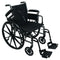 K3-Lite Wheelchair with Removable Desk-Length Arms and Swing-Away Footrests, 16" x 16"