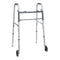 ProBasics Economy Two-Button Steel Walker with 5" Wheels, Adult.