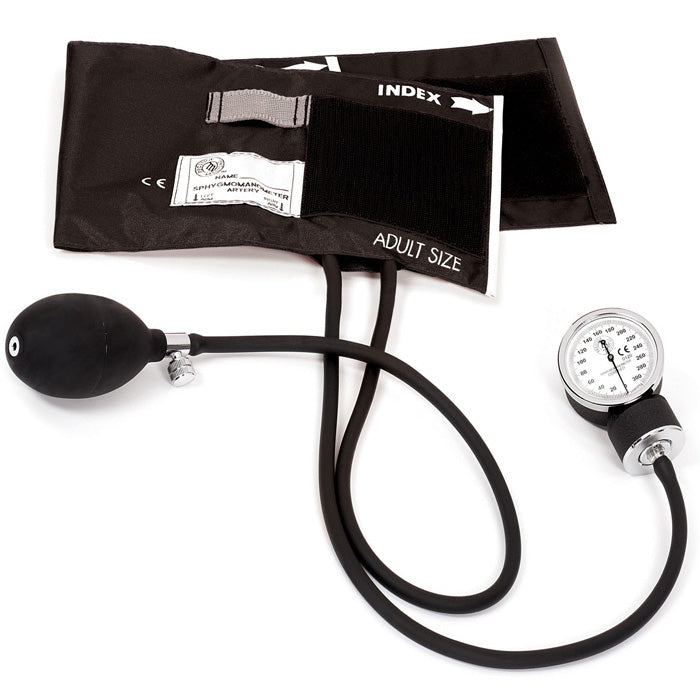 Basic Aneroid Sphygmomanometer W/Nylon Cuff, Adult