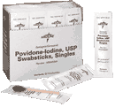 Povidone Iodine 10% USP Swabstick (3/Pk)