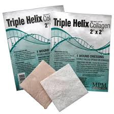 Triple Helix Collagen Dressing 2" x 2" Pad