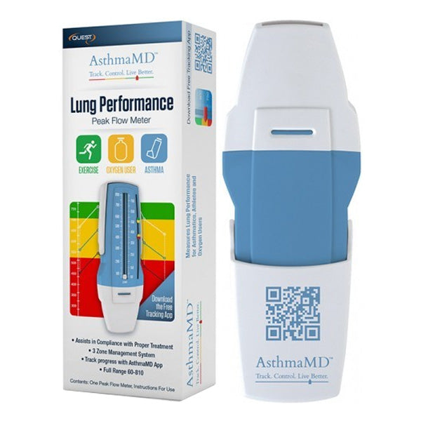 Quest AsthmaMD Lung Performance Peak Flow Meter