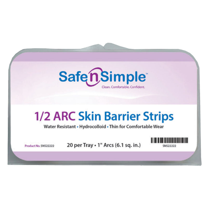 SecureWear 1/2" Arc Skin Barrier Strips