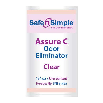 Assure C Odor Eliminator 1/4 oz. Travel Packet, Unscented
