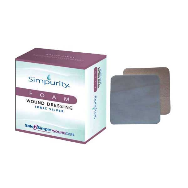 Safe N Simple Simpurity Foam with Silver 2" x 2"