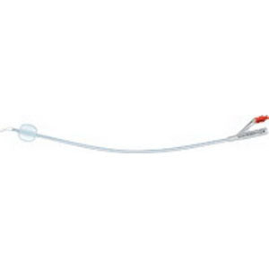Tiemann 2-Way 100% Silicone Foley Catheter 12 Fr 5 cc