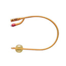 Gold 2-Way Silicone-Coated Foley Catheter 14 Fr 30 cc
