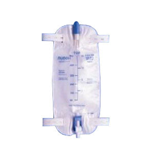 Premium Leg Bag with Flip Valve and Straps, 500 mL