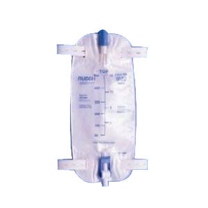 Premium Leg Bag with Flip Valve and Straps, 1000 mL