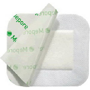 Mepore Adhesive Absorbent Dressing 3.6" x 8"