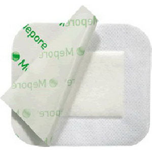 Mepore Adhesive Absorbent Dressing, 3.6" x 12"